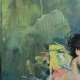 Obraz Olejny na Płótnie 55x38 | Autorska Abstrakcja Figuralna "Vivace"