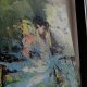 Obraz Olejny na Płótnie 55x38 | Autorska Abstrakcja Figuralna "Vivace"