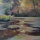 Obraz Olejny na Płótnie 40x50 | Autorski Pejzaż "Odbicie"