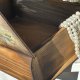 Dekoracyjny kufer książka z różą,  idealny na prezent, lubię czytać