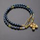 Pearls /navy blue/ perły naturalne - choker /31.03.26/