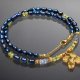 Pearls /navy blue/ perły naturalne - choker /31.03.26/