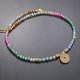 Agaty multicolor pastel /choker/ naszyjnik - Szlachetna kolekcja