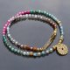 Agaty multicolor pastel /choker/ naszyjnik - Szlachetna kolekcja