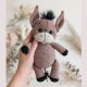 Osiołek na szydełku 26 cm Amigurumi