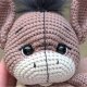 Osiołek na szydełku 26 cm Amigurumi