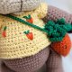 Osiołek na szydełku 26 cm Amigurumi