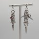 Kolczyki SPIKES industrial piercing