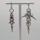 Kolczyki SPIKES industrial piercing