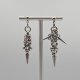 Kolczyki SPIKES industrial piercing
