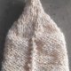 Cytryna czapka handmade wełna moher