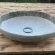 Umywalka ceramiczna ręcznie robiona z tłoczeniem z koronki