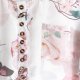 Bluzka w motyle i kwiaty - L