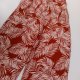 Wiskozowe spodnie culottes capri motyw roślinny Primark 42 wide leg everyday summer trousers