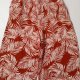 Wiskozowe spodnie culottes capri motyw roślinny Primark 42 wide leg everyday summer trousers