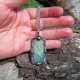 Agat mszysty - wisiorek