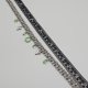 Naszyjnik Peridot Heart stal choker