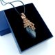 Fluoryt wisiorek wire wrapping