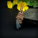 Fluoryt wisiorek wire wrapping