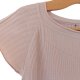 Dzianinowa bluzka z krótkim rękawem 44 46 bawełna wiskoza plus size