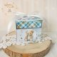 Exploding box na chrzest, roczek, narodziny "BlueFlowesBoy 1"GOTOWY