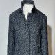 wełna moher elegancki płaszcz midi melanż H&M ponadczasowy fason Hu105