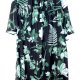 H&M luźna sukienka paprocie pasek 44 XXL