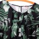H&M luźna sukienka paprocie pasek 44 XXL
