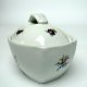 Cukiernica Hollohaza lata 60 Vintage porcelana kwiaty sygnowana Retro design