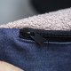 Nerka handmade z cienkiego jeansu unikatowa saszetka Raspberi
