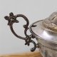 Platerowana cukiernica na nóżce metalowa vintage