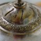 Platerowana cukiernica na nóżce metalowa vintage