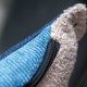 Nerka handmade z pudroworóżowego baranka unikatowa saszetka Raspberi