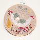 Haftowana personalizowana metryczka, pamiątka narodzin w oprawie 20 cm, 1