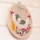 Haftowana personalizowana metryczka, pamiątka narodzin w oprawie 20 cm, 1