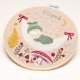 Haftowana personalizowana metryczka, pamiątka narodzin w oprawie 20 cm, 1