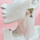 ❦❀❦ Lśniące klipsy Vintage ❦❀❦