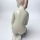 Duża figurka Akt kobiety Aquincum Budapest porcelanowa malowana dama Vintage