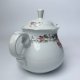 Dzbanek do herbaty TK Thun Czechosłowacja lata 30–40 porcelana kwiaty Vintage design