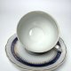 Filiżanka ze spodkiem Iris Cluj Rumunia lata 40-50 kobalt złocenia stara porcelana Vintage (2/2)