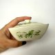 Puzderko Hollohaza Węgry lata 70 kremowa porcelana kwiaty Vintage