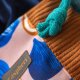 Listonoszka z kominem patchwork no waste unikat handmade figi