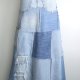 Patchworkowa spódnica jeans r.38