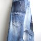 Patchworkowa spódnica jeans r.44