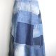 Patchworkowa spódnica jeans r.44