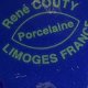 LIMOGES PUZDERECZKO KOBALT * PORCELANOWE PUZDERKO SZKATUŁKA * BAROKOWA SCENKA