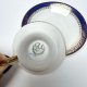 Filiżanka ze spodkiem Haas & Czjzek Bohemia 1900–1945 kobalt złocenia stara cienka porcelana (1/3)