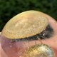 PRZYCISK DO PAPIERU PAPERWEIGHT SZKLANA KULA szkło dekoracyjne * złote UFO 1