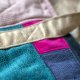 Shopperka no waste handmade patchwork unikatowa torba z resztek tkanin