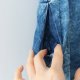 Sukienka bez ramion wiązana na szyi jeansowa bawełna M Stitch & Soul